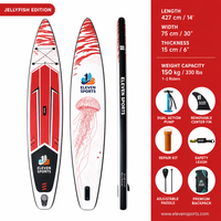 Nouvelle conception, planche de paddle gonflable complète pour femmes et filles, rose, PVC, 335 cm, stable, pour sports nautiques, surf, loisirs