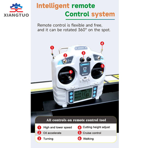 Robot <span class=keywords><strong>cortacésped</strong></span> Industrial <span class=keywords><strong>barato</strong></span> de grado DIY, nuevo diseño, <span class=keywords><strong>cortacésped</strong></span> de Control remoto con ruedas con máquina cortadora de césped inalámbrica de 58V - Product Image 5