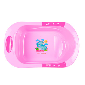 Baignoire bébé portable en plastique avec pieds antidérapants, grande taille carrée, nouveau design pour la maison et les voyages, OEM disponible, Vi Hung Plastic - Product Image 1