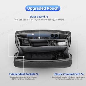 Bolsa de Transporte para DJI <span class=keywords><strong>Osmo</strong></span> Pocket 3 <span class=keywords><strong>4</strong></span>, Estuche de Almacenamiento Portátil, Protector para Accesorios DJI GoPro Insta 360 <span class=keywords><strong>Combo</strong></span> - Product Image 6