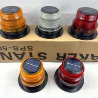 Clignotants rouges ambrés à base magnétique pour lampes solaires marines et nautiques LED d'avertissement lanterne marine/prix clignotant lumière jaune