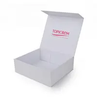 Kotak Kertas Pernikahan Lipat Putih, Hadiah Pakaian Pakaian Dapat Dilipat Kotak Kertas Magnetik