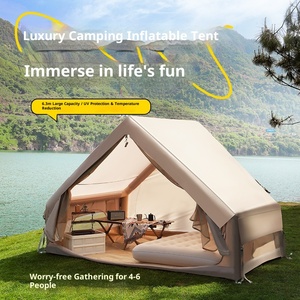 Tùy chỉnh hiện đại ngoài trời <span class=keywords><strong>Inflatable</strong></span> không thấm nước Lều di động dày công suất lớn cắm trại Lều gia đình - Product Image 1