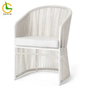 Hot sale Outdoor Round rattan wicker series dining patio garden plastic chairs and table set for villa