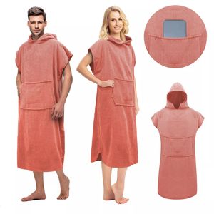 <span class=keywords><strong>Poncho</strong></span> de Playa de Alta Calidad con Mangas, <span class=keywords><strong>Toalla</strong></span> Tipo Capa, Bata de Baño de Algodón para Adultos, para <span class=keywords><strong>Surf</strong></span> - Product Image 4