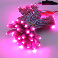 Lampu LED Bar Modul LED 12V IP67 Outdoor RGB Pink SMD 9MM Pixel Light Papan Iklan Display Garansi 2 Tahun