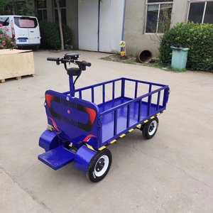 Vehículo de <span class=keywords><strong>Transporte</strong></span> Industrial de Plataforma Plana de Acero Inoxidable Eléctrico de Cuatro Ruedas, Capacidad de <span class=keywords><strong>Carga</strong></span> de 800 kg, Motor de 1000 W, OEM Disponible - Product Image 5