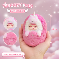 Boîte Mystère IA en Peluche Kawaii, Cadeau Surprise à Collectionner avec Yeux à Écran Tactile