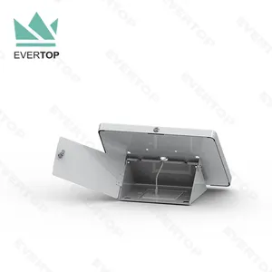 Stand Tablet LST09-C 7.9"-12.9" Android Tablet Kiosk Stand For IPad Anti Theft Stand Lockable Tabletop Display Tablet Security Stand Flip