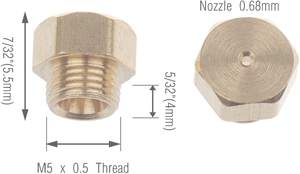 Brûleur au gaz naturel GPL sur mesure, buses à jet en laiton, orifice de brûleur en laiton - Product Image 4