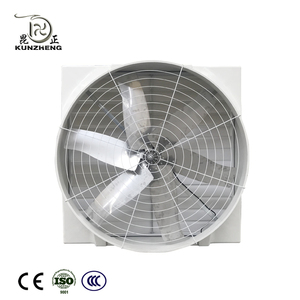 Ventilador de Extracción Eléctrico de Pared KUNZHENG KZ-1460 con Rodamiento de <span class=keywords><strong>Bolas</strong></span>, 380V, Carcasa de Acero Inoxidable, Plateado - Product Image 1