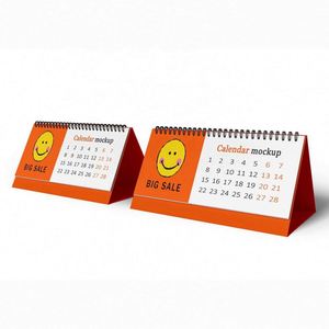 Manufacturer Custom Desk Monthly <b>Desktop</b> Calendar <b>Stand</b> - Product Image 2