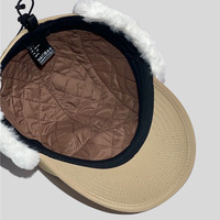 Gorro de Invierno con Orejeras, Resistente al Viento y al Agua, Estilo Aviador, con Visera Curva, para Esquí y Montaña