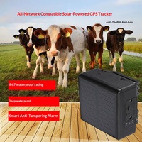 Traceur GPS 4G transfrontalier pour bétail, dispositif de positionnement solaire, alarme SOS, étanche IP67, suivi longue portée dédié