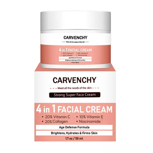 Crema per il viso Anti-invecchiamento 4 in 1 con collagene Niacinamide vitamina E idratante restringe i pori uso quotidiano rassodante lozione tonificante - Product Image 6