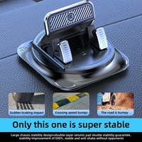 Compact 360 °   Support de voiture rotatif, prise en main facile, maintien stable, ABS PC résistant à la chaleur