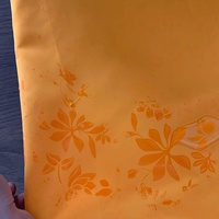 Tissu en velours tissé 100 % polyester effet peau de pêche, résistant à l'abrasion, motifs floraux activés par l'eau, pour vêtements de plage fonctionnels
