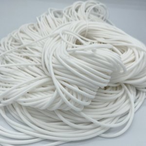 Tira de <span class=keywords><strong>cord</strong></span>ón de goma de espuma de silicona elástica redonda 1mm 2mm 3mm 4mm - Product Image 1