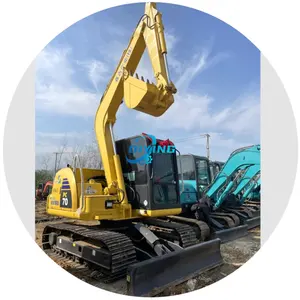 โรงงานขายส่งราคาถูก Komatsu PC 70 Crawler เครื่องมือสอง PC78 PC100 รถขุดมือสองในสต็อก