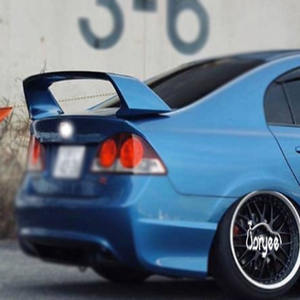 Alerón Trasero de Techo Estilo Mugen en Fibra de Carbono tipo Cola de Pato para Parachoques y Maletero para <span class=keywords><strong>Honda</strong></span> <span class=keywords><strong>Civic</strong></span> 2006-2015 2018-2022 Accesorio de Tuning para Coche - Product Image 5