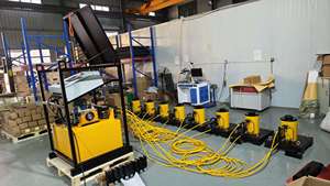 Sistema de Elevación Sincrónico VIT-W PLC para Reemplazo de Plataformas de Puentes y Mantenimiento de Rodamientos, Equivalente a Enerpac - Product Image 3