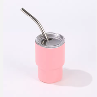 Mini-gobelets créatifs de 3 oz en acier inoxydable pour sublimation, tasses à double paroi pour expresso et spiritueux