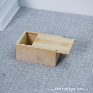 Caja de Almacenamiento Cuadrada de Madera para Escritorio F-075 con Diseño Extraíble para Empaque de Joyería, Empaque Interior Personalizado - Product Image 3