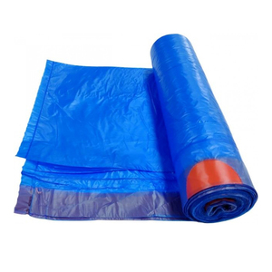 Bán buôn cuộn túi rác nhựa dùng một lần phẳng vest dây rút túi rác đầy màu sắc cho công việc nhà bếp nhà cửa hàng sử dụng - Product Image 5