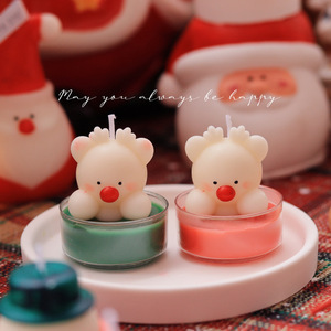 Elegant Luxury Scented Tea Light <b>Candles</b> Jars Set with Natural Soy Wax for Christmas & Diwali Home Decorations (Handmade) - Product Image 3