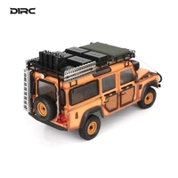 D1RC Land Rover Defender D110 Camel Cup Véhicule télécommandé tout-terrain de simulation 1/10 RC avec châssis métallique
