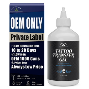 Gel de transfert professionnel pour pochoirs de tatouage, anti-contamination croisée, transfert longue durée et net, pour artistes et studios de tatouage - Product Image 1