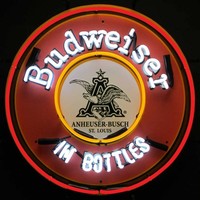 Enseigne néon LED personnalisée Busch Beer, rectangulaire, haute luminosité, 18W, pour intérieur, boîte lumineuse publicitaire