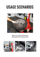 Machines de démontage de pneus automatiques de grand diamètre Karjoys KJ-706C 220V de haute qualité, adaptées à la réparation et au remplacement de pneus de voiture