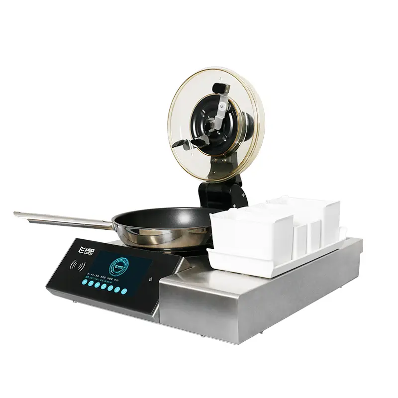 Megcook 3520W Robot Stir Fry Machine Intelligent Kitchen Machinery For Cooking