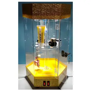 Acrylic light-emitting rotating display cabinet led light-emitting motor with rotating