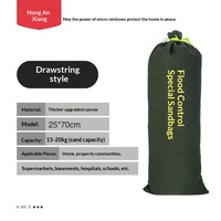 Sacs de sable anti-inondation de la marque Dinghong, prévention des inondations, usage domestique, imperméables, pour la lutte contre les incendies, en toile épaisse, absorption d'eau.