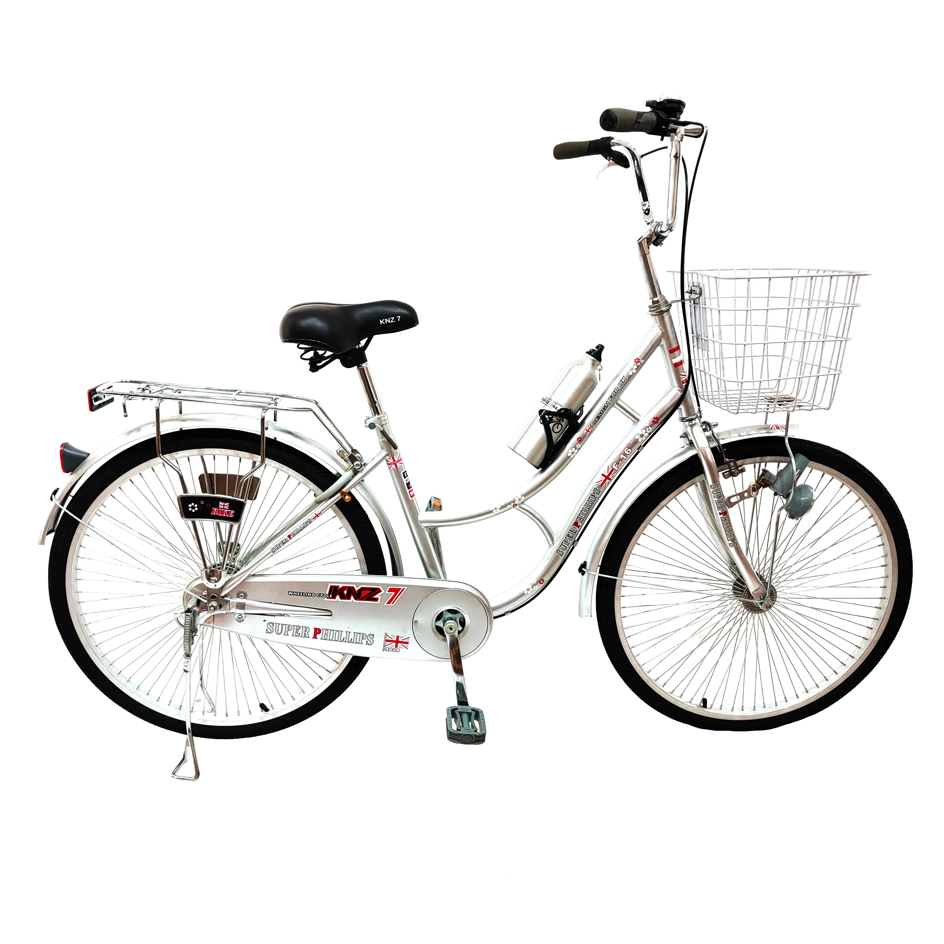 Penjualan langsung dari pabrik sepeda Kota Wanita Klasik sepeda Pria 26 inci OEM 28 inci sepeda Kota Wanita sepeda perkotaan untuk wanita