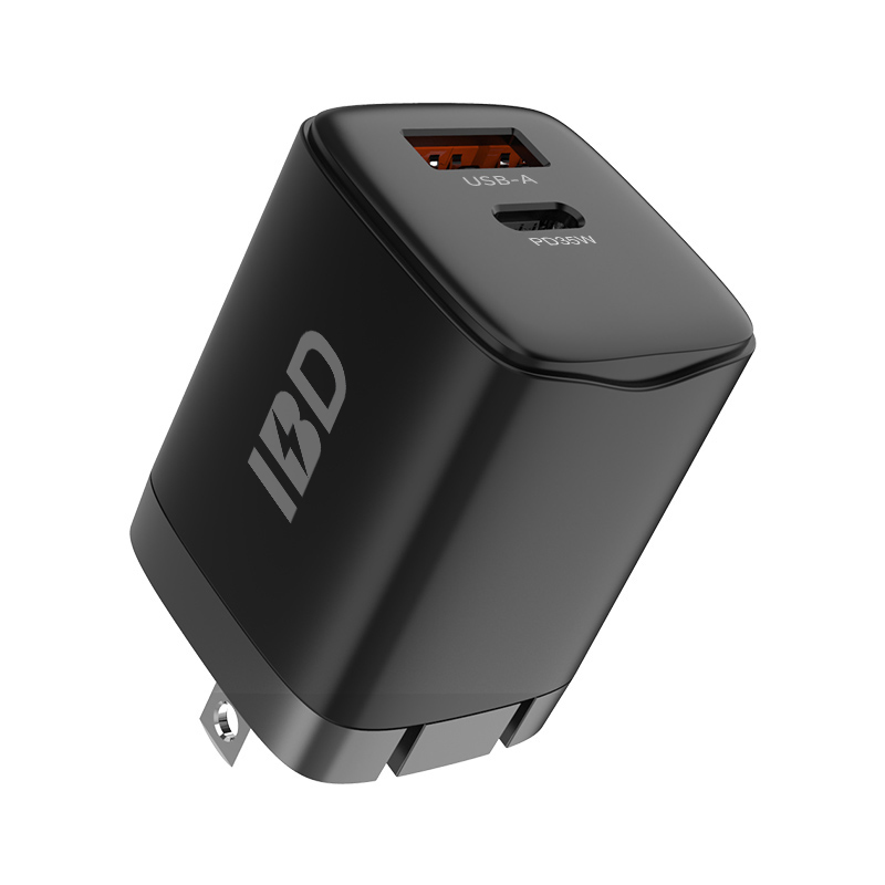 Black 1U1C35W Fast Charger