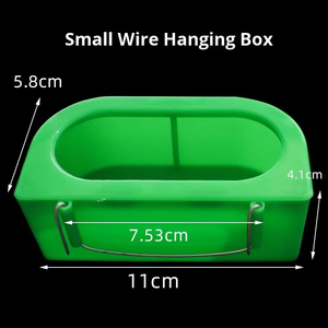 <span class=keywords><strong>Cage</strong></span> à oiseaux boîte suspendue évier à eau Pigeon boîte à nourriture mangeoire en plastique mangeoire à oiseaux évier à eau potable perroquet Pigeon buveur - Product Image 2