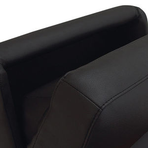 럭셔리 모던 확장 가능한 리클라이닝 마사지 홈 시어터 가죽 시네마 좌석 라운지 소파 두 컵 홀더 - Product Image 5