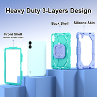 Funda de Silicona Antigolpes con Soporte Multiángulo para Tablet Xiaomi Redmi Pad Pro 12.1 Pulgadas POCO Pad 12.1 Pulgadas 2024