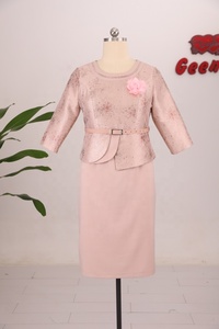 Ropa de Tallas Grandes para Mujer, Vestido Elegante de Alta Calidad Estilo Americano para Iglesia - Product Image 2