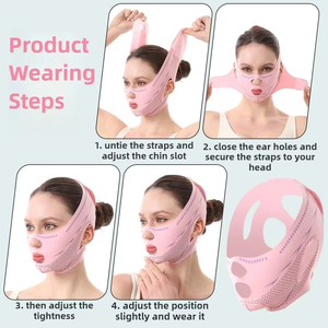 Bandeau de maintien facial élastique en Spandex respirant personnalisé pour le sport, idéal pour l'extérieur et le sport quotidien de nuit - Product Image 4