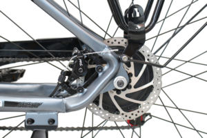 Vélo de montagne électrique 700C 48V 500W avec batterie cachée 15Ah, cadre en aluminium, 7 vitesses, frein à disque mécanique pour adultes - Product Image 2