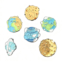 Badges personnalisés de haute qualité plaqués or pour épingles en émail personnalisées, imprimées UV, motifs drôles de chats mignons, conception OEM, logo