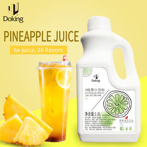 Sciroppo di Ananas Concentrato Premium 6X Doking per Bubble Tea, Smoothie e Bevande, Fornitura OEM ODM - Product Image 1