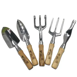 Kit de ferramentas para jardim, conjunto de ferramentas profissionais para jardim, com impressão colorida, em alumínio