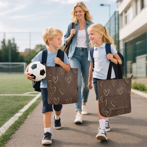 Bolso de mano con diseño de dibujos animados hawaianos, de gran capacidad, portátil y duradero, adecuado para la escuela, viajes y actividades al aire libre - Product Image 6