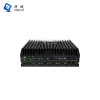Ordinateur embarqué Intel LGA1151 6e/8e/9e génération, 6 ports COM RS485, 8 entrées/sorties DIO, 2 ports LAN GbE, alimentation 9-36V DC, large plage de température, compatible 5G