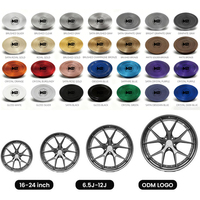 Llantas de Aleación Monobloque Forjadas Ligeras de 15-24 Pulgadas 5X114.3 5X112 con Diámetro Central Personalizado, Aprobadas para Mejoras de Vehículos de Pasajeros